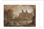 Landscape with Castle and Shepherds, 1814 by Achille Etna Michallon