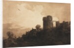 Landscape with Castle Ruin by Richard Parkes Bonington