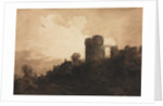 Landscape with Castle Ruin by Richard Parkes Bonington