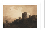 Landscape with Castle Ruin by Richard Parkes Bonington