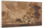Landscape with Cattle, second or last third 1800s by Jules Dupré