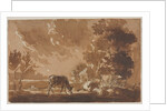 Landscape with Cattle, second or last third 1800s by Jules Dupré