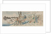 Landscape with Ferry Boat, Geese and Full Moon, early 1830s by Totoya Hokkei