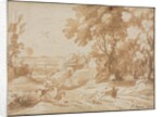 Landscape with Horsemen, 1600s by Unknown