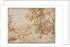 Landscape with Horsemen, 1600s by Unknown