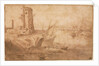 Landscape with Tower at Seashore, 1600-1614 by Filippo Napoletano