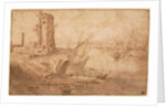 Landscape with Tower at Seashore, 1600-1614 by Filippo Napoletano