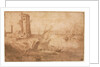 Landscape with Tower at Seashore, 1600-1614 by Filippo Napoletano