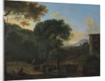 Landscape with Travelers, 1630s by Herman van Swanevelt