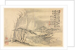 Landscapes in Various Styles after Old Masters, 1690 by Mei Qing