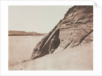 Large Speos - View taken from the Sand Slope, Abu Simbel, 1851-1852 by Félix Teynard; Goupil et Cie