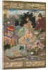 Layla and Majnun in the wilderness with animals, from a Khamsa…, c. 1590-1600 by Sanwalah (attributed to)