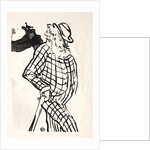 Le Café-concert: Chanteur Americain, 1893 by Henri de Toulouse-Lautrec