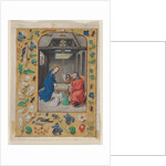 Leaf Excised from a Book of Hours: The Nativity, c. 1480 by Master of the First Prayerbook of Maximillian