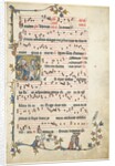 Leaf Excised from an Antiphonary: Initial Q with Saints Peter and Paul, c. 1325 by Unknown