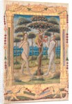 Leaf from a Book of Hours: Adam and Eve and the Fall of Man…, c. 1510 by Unknown