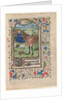Leaf from a Book of Hours: Annunciation to the Shepherds, c. 1460 by Unknown