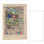 Leaf from a Book of Hours: Annunciation to the Shepherds, c. 1460 by Unknown