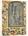 Leaf from a Book of Hours: Annunciation to the Shepherds, c. 1470-1480 by Guillaume Vrelant
