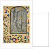 Leaf from a Book of Hours: Annunciation to the Shepherds, c. 1470-1480 by Guillaume Vrelant