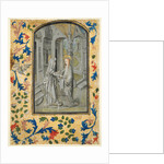 Leaf from a Book of Hours: Annunciation to the Shepherds, c. 1470-1480 by Guillaume Vrelant