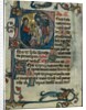Leaf from a Book of Hours: Initial D: Massacre of the Innocents, early 1300s by Unknown