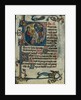 Leaf from a Book of Hours: Initial D: Massacre of the Innocents, early 1300s by Unknown