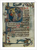 Leaf from a Book of Hours: Initial D: Massacre of the Innocents, early 1300s by Unknown