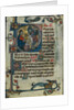 Leaf from a Book of Hours: Initial D: Massacre of the Innocents, early 1300s by Unknown