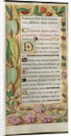 Leaf from a Book of Hours: Penitential Psalms, c. 1530-1535 by Noël Bellemare