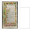 Leaf from a Book of Hours: Penitential Psalms, c. 1530-1535 by Noël Bellemare