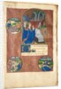 Leaf from a Book of Hours: Presentation in the Temple with Roundels of the Casting of Lots…, c1460 by Master of Adélaïde de Savoie (follower of)