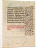 Leaf from a Book of Hours: Text, c. 1415 by Boucicaut Master