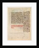 Leaf from a Book of Hours: Text, c. 1415 by Boucicaut Master