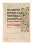 Leaf from a Book of Hours: Text, c. 1415 by Boucicaut Master