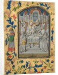 Leaf from a Book of Hours: The Visitation, c. 1470-1480 by Guillaume Vrelant