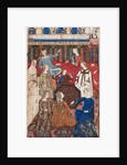 Leaf from a Cocharelli Treatise on the Vices: Accidia and Her Court, c. 1330-40 by Unknown