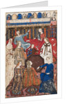 Leaf from a Cocharelli Treatise on the Vices: Accidia and Her Court, c. 1330-40 by Unknown
