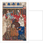 Leaf from a Cocharelli Treatise on the Vices: Accidia and Her Court, c. 1330-40 by Unknown