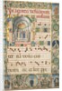 Leaf from a Gradual: Initial with Mass for the Dead, c. 1480 by Jacopo Filippo d' Argenta