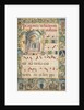Leaf from a Gradual: Initial with Mass for the Dead, c. 1480 by Jacopo Filippo d' Argenta