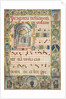 Leaf from a Gradual: Initial with Mass for the Dead, c. 1480 by Jacopo Filippo d' Argenta