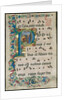 Leaf from a Gradual: Initial P with the Nativity, c. 1500 by Attavante degli Attavanti; Workshop