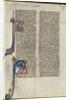 Leaf from a Latin Bible: Initial A and Initial A: Judith Beheading Holofernes, c. 1230-1240 by Leber Group (circle or workshop of)
