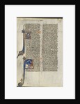 Leaf from a Latin Bible: Initial A and Initial A: Judith Beheading Holofernes, c. 1230-1240 by Leber Group (circle or workshop of)