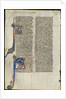 Leaf from a Latin Bible: Initial A and Initial A: Judith Beheading Holofernes, c. 1230-1240 by Leber Group (circle or workshop of)