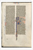 Leaf from a Latin Bible: Initial P with St. Paul Holding a Sword…, c. 1250 by Johannes Grusch Atelier (circle or workshop of)