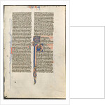 Leaf from a Latin Bible: Initial P with St. Paul Holding a Sword…, c. 1250 by Johannes Grusch Atelier (circle or workshop of)