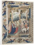 Leaf from a Missal: The Crucifixion, c. 1440-1450 by Master of Otto van Moerdrecht