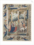 Leaf from a Missal: The Crucifixion, c. 1440-1450 by Master of Otto van Moerdrecht